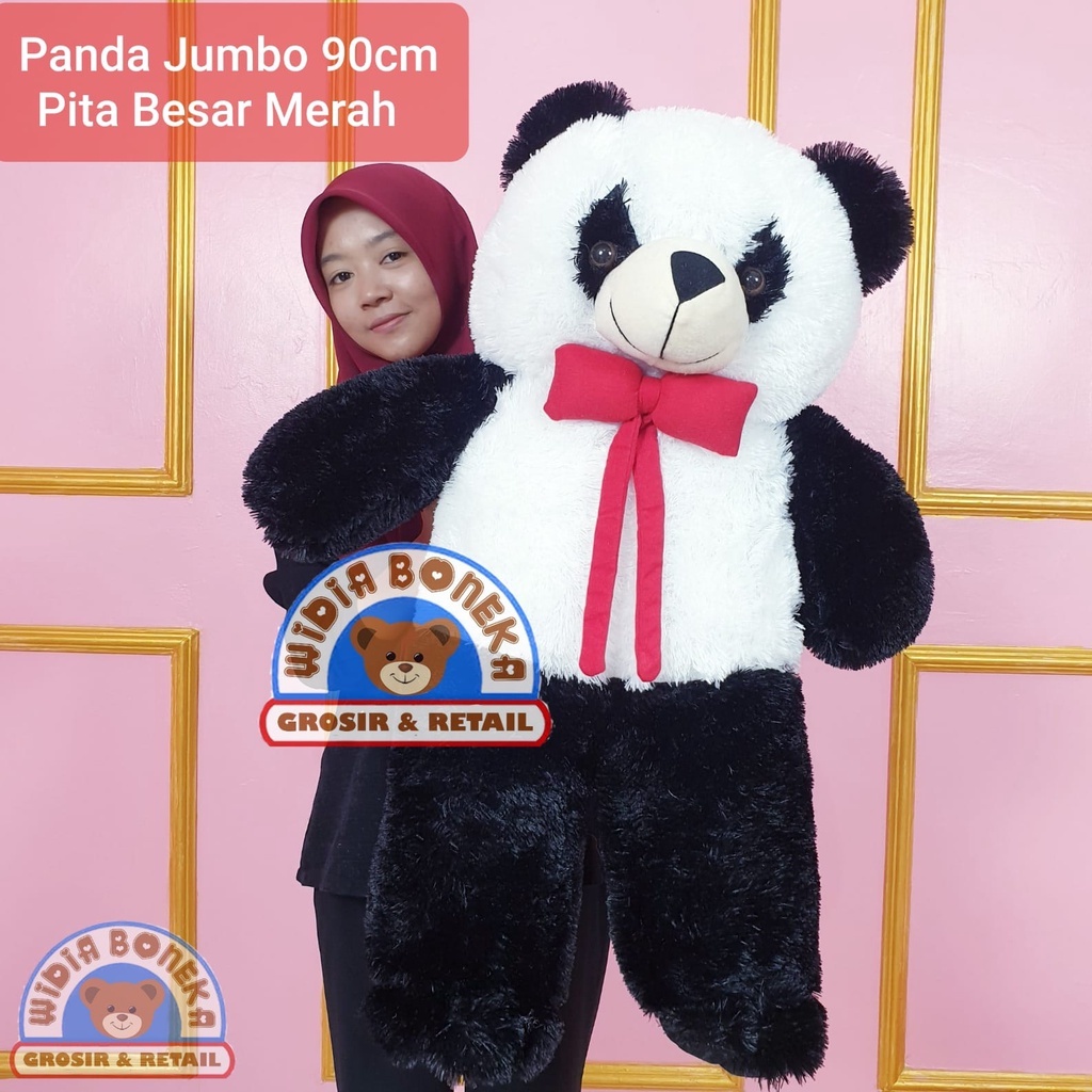 [COD] BONEKA PANDA JUMBO 90 CM FULL DACRON