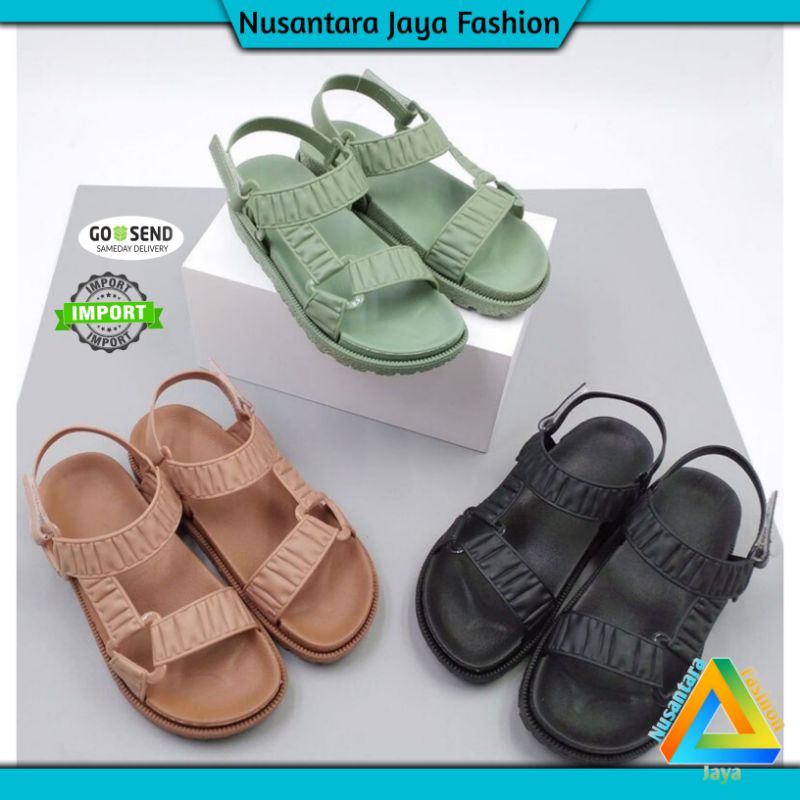 TERLARIS Sandal Gunung Jelly Wanita Kekinian Import 8868 VRLNSN