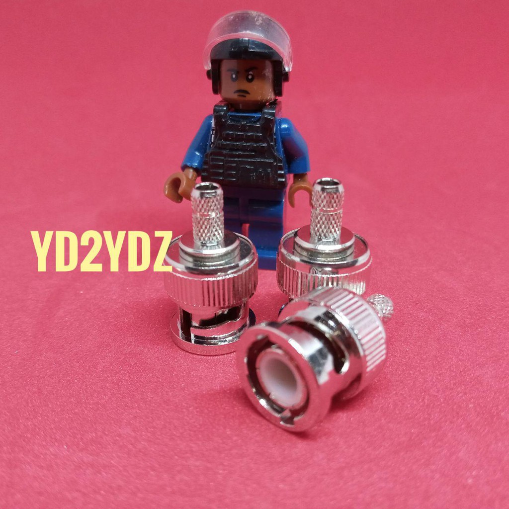 konektor bnc male rg58 crimping connector kabel rg-58 crimp antenna radio ht antena coaxial jumper pigtail