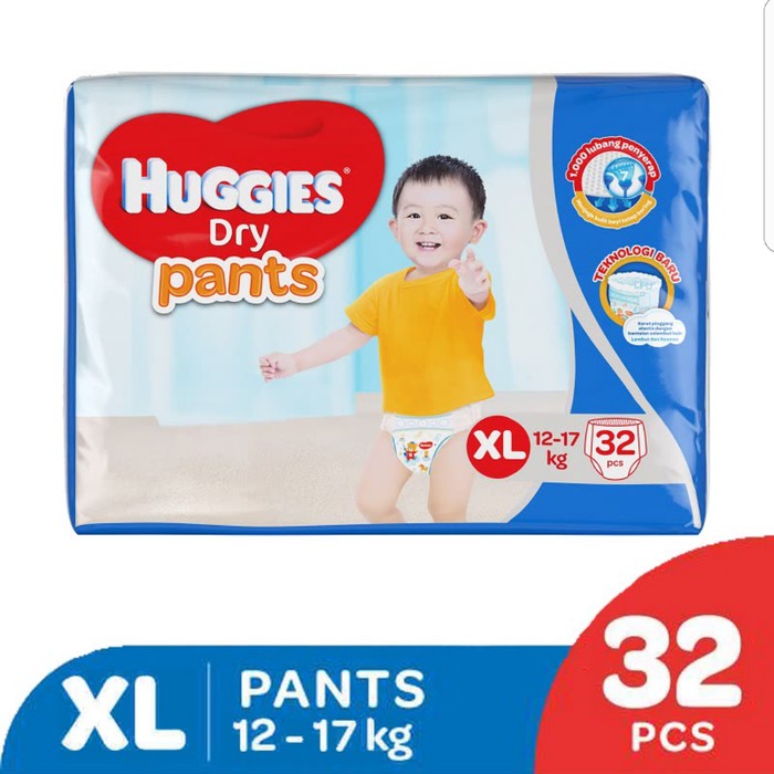 Huggies Dry Pants XL32