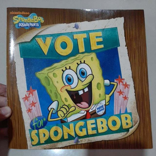 Buku cerita anak spongebob vote. Bahasa inggris
