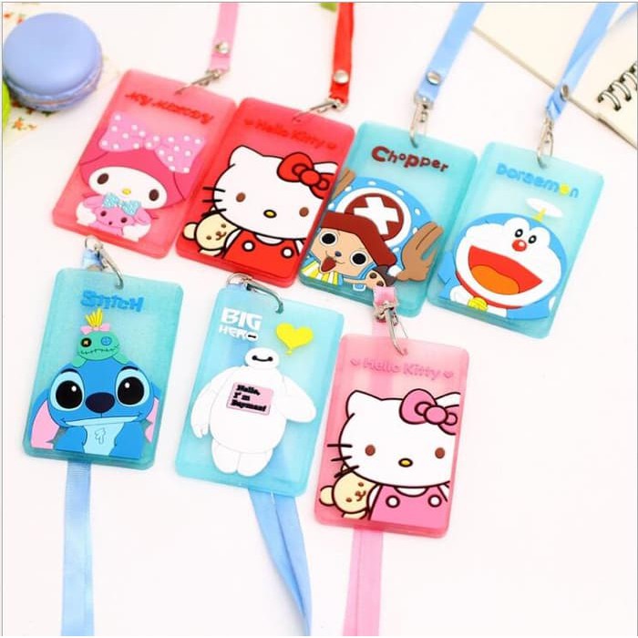 Tempat kartu / card holder id karakter lucu