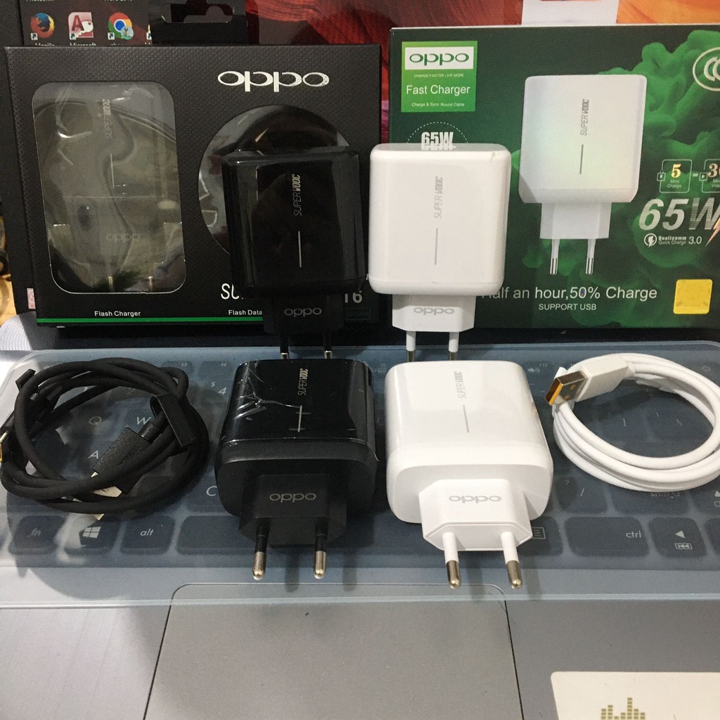 CHARGER OPPO RENO 4 PRO  65WATT , 65 WATT , 65W FIND X2 PRO ACE 2 / TRAVEL CHARGER OPPO SUPER VOOC FAST CHARGING ORI 65W SUPER FLASH VOOC  / reno 3