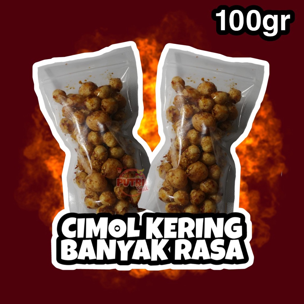 CIMOL KERING 100gr MOLRING Banyak Rasa