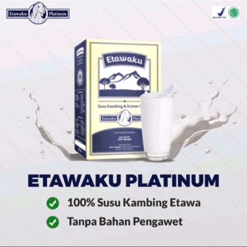 

ETAWAKU PLATINUM / Susu kambing Original