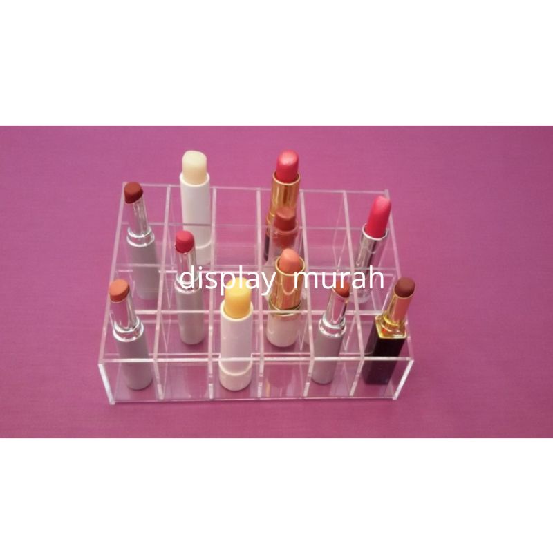 Acrylic Lipstic Organizer Akrilik Kosmetik Organizer 24 - BH