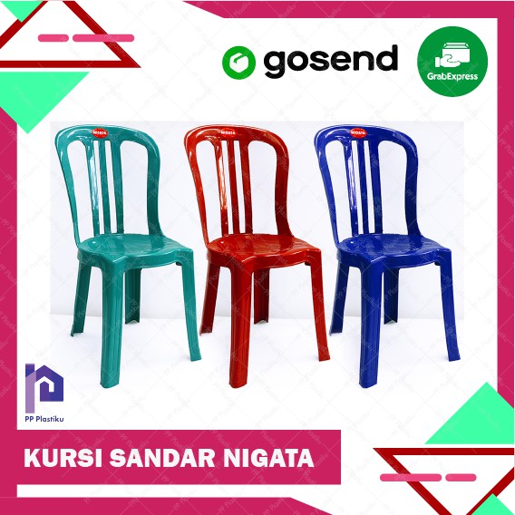 KURSI SANDAR NIGATA / BANGKU MAKAN / KURSI SANTAI - PLASTIK KUAT KOKOH