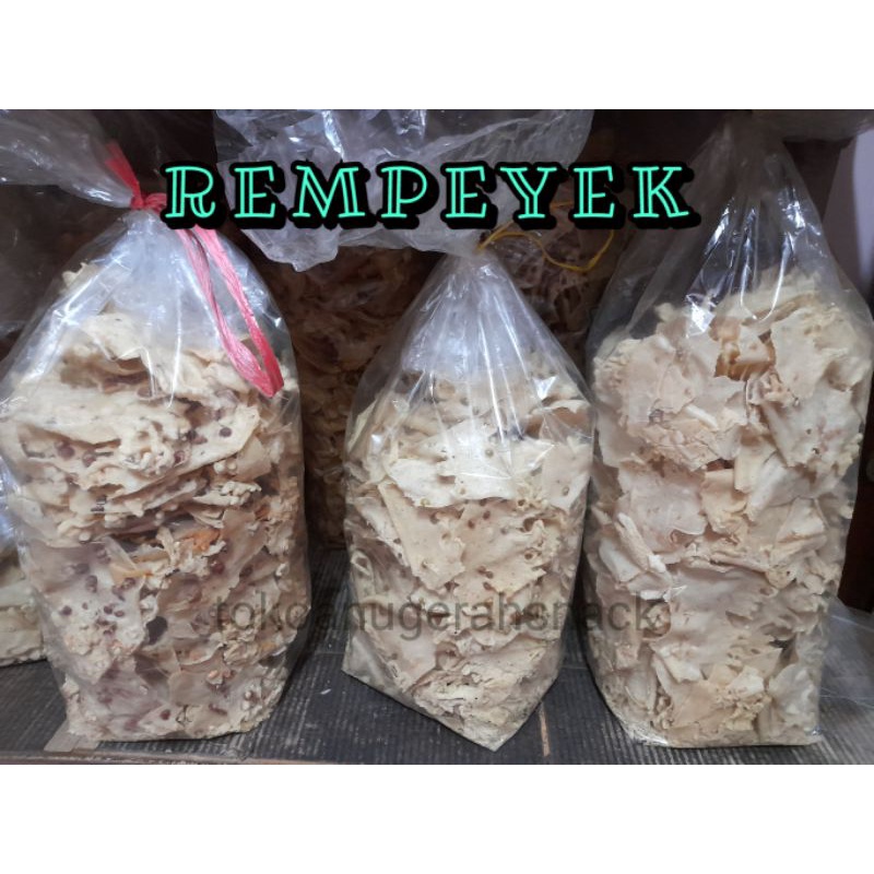 

REMPEYEK 200Gram | PEYEK | REMPEYEK KACANG | REMPEYEK REBON | TOKO ANUGERAH SNACK