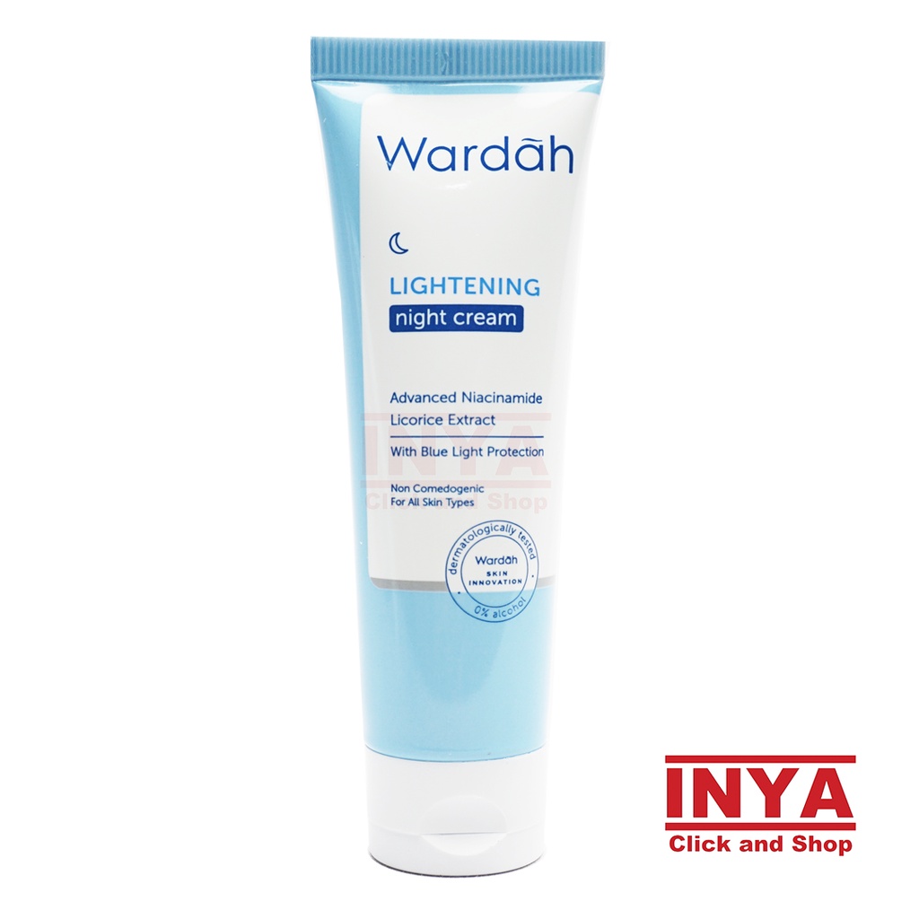 WARDAH LIGHTENING NIGHT CREAM 20ml - Krim Wajah Malam