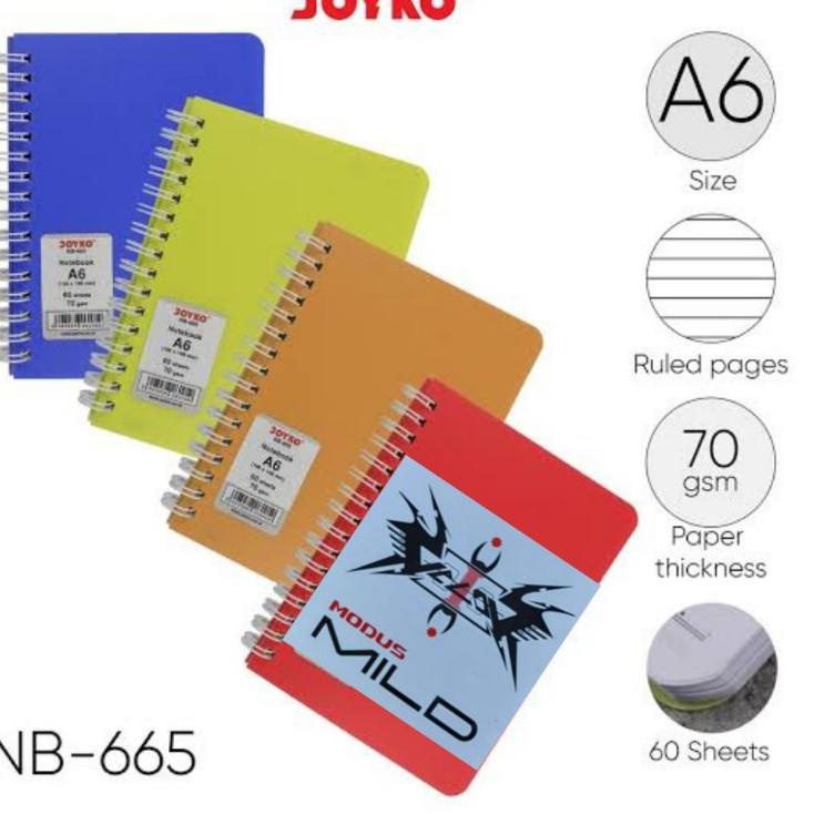 

(TERPERCAYA) BUKU CATATAN / NOTEBOOK MODUS / UKURAN PANJANG DAN TEBAL