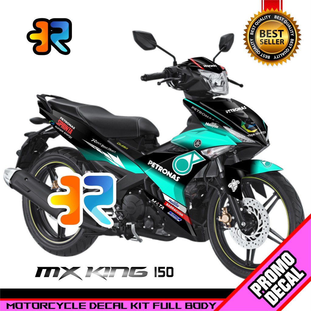 DECAL MOTORMX KING PETRONAS MOTOBLAST STICKER LOGO EMBLEM MX KING PETRONAS FULL BODY