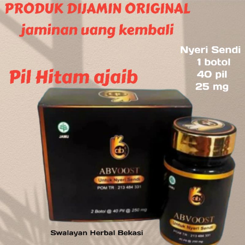 Abvoost  Original Pil hitam Ajaib Neoboost 40 pil