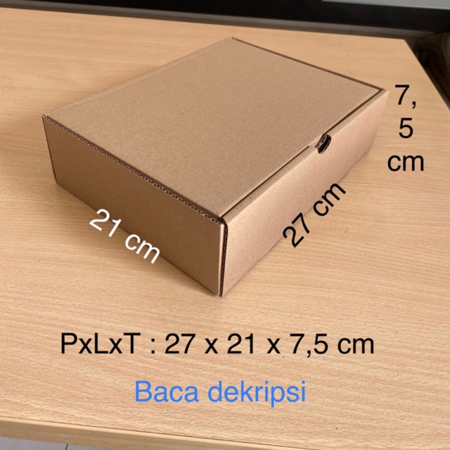 

Kardus / box pizza / donut / kaos 27x21x7 cm