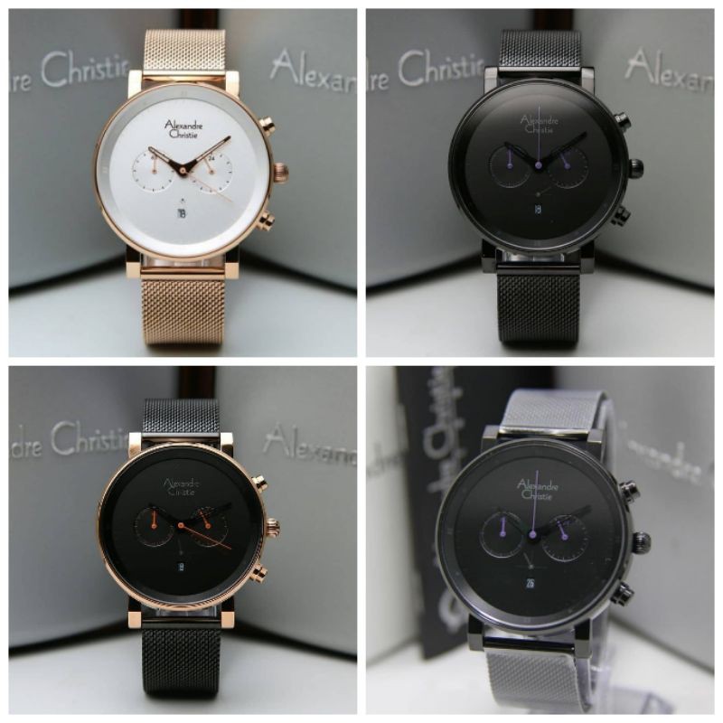 JAM TANGAN ALEXANDRE CHRISTIE PRIA AC 6547 ORIGINAL