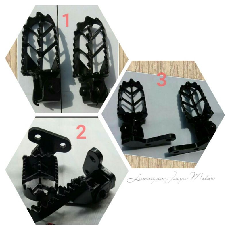 FOOTSTEP CRF 150L KLX 150 DTRACKER PUSTEP STEP LEBAR MUNDUR