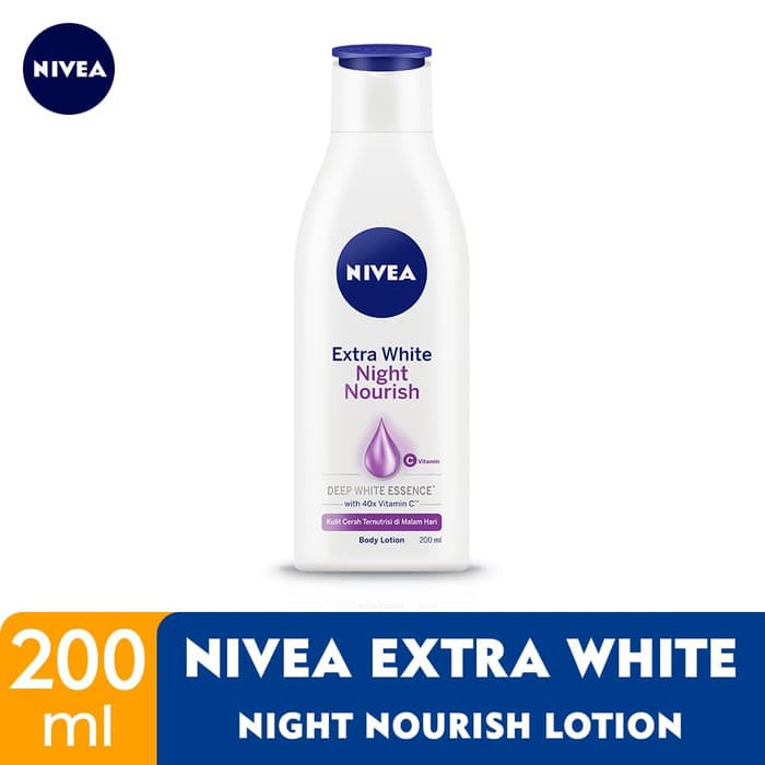 (PROMO) NIVEA Extra White Night Nourish Lotion 200ml