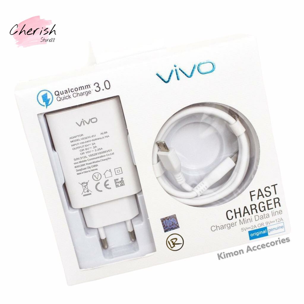 Travel Charger Vivo V109 FastCharging Casan Pengisi Batrai hp Charger Handphone