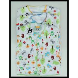 WIEDY baju bayi motif putih / warna