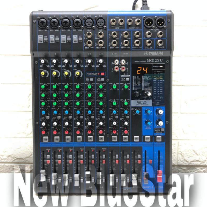 Mixer Yamaha Mg 12 Xu Mg12xu Mg 12x U 12 Channel Original Produk Bergaransi Shopee Indonesia