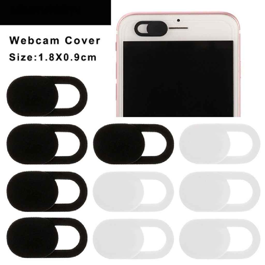 Adawnshbhyu Webcam Cover Ultra Tipis Perlindungan Privasi Rana Kamera Stiker Handphone Laptop