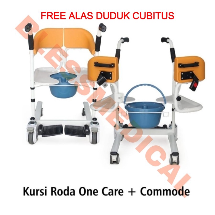 Kursi Roda Transfer Pasien One Care + Commode BAB OneMed ALK 902 LUAR KOTA