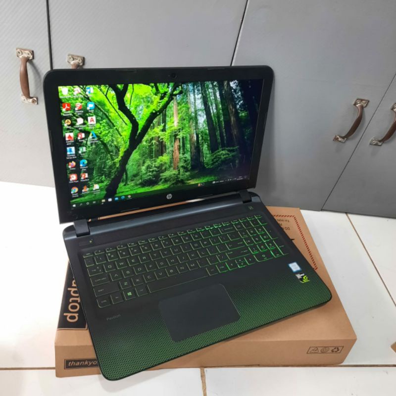 Laptop Gaming HP Pavilion15-ak05TX Cor i7-6700HQ Gen 6 Ram 8GB HDD 1TB Nvdia Geforce GTX950M 4GB dedicated