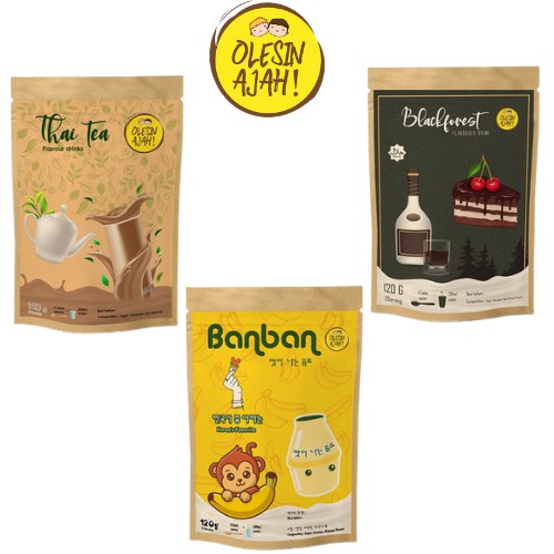 

Promo Flavoured Thai Tea Premium Drink + Blackforest Premium Drink + Banban Premium Drink