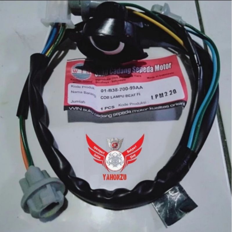 piting kabel soket lampu depan lampu sen beat fi