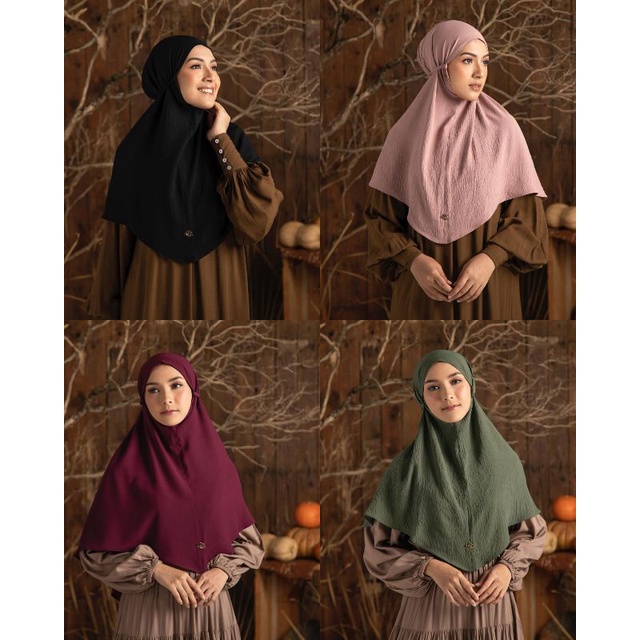 Aluna Bergo Black Dusty Pink Scarlet Nori Heaven Lights Ori