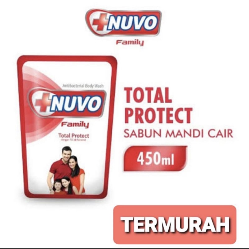 NUVO SABUN CAIR 450ml / SABUN MANDI CAIR