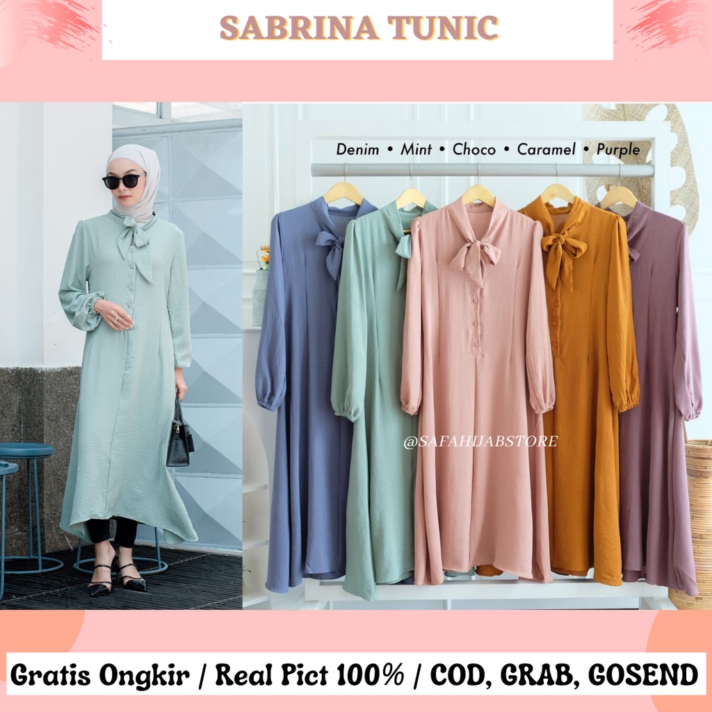 SABRINA TUNIK / BLOUSE / PAKAIAN WANITA