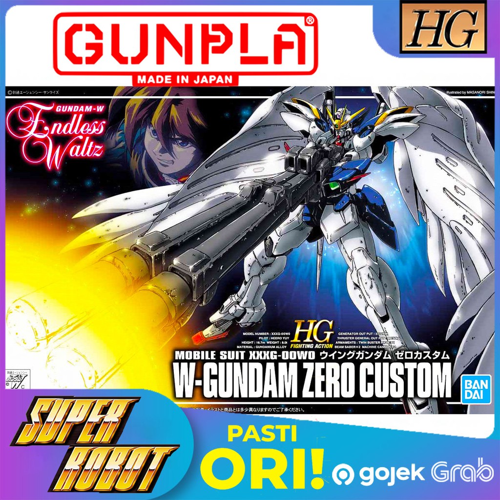 BANDAI HG Wing Gundam Zero Custom - HGFA