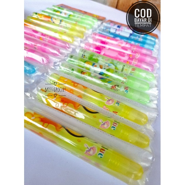 (12pcs)Lem Kertas Stick Glue Gun Cair Renteng 15ml Murah / perekat kertas renceng