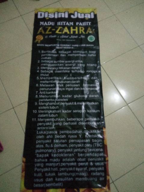 Madu Hitam Pahit Az Zahra Indonesia