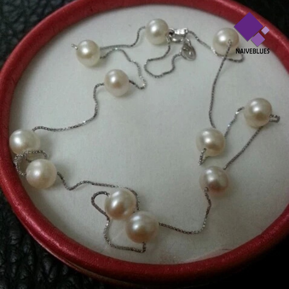 Kalung Choker Rantai Pendek Aksen Mutiara Imitasi Untuk Wanita