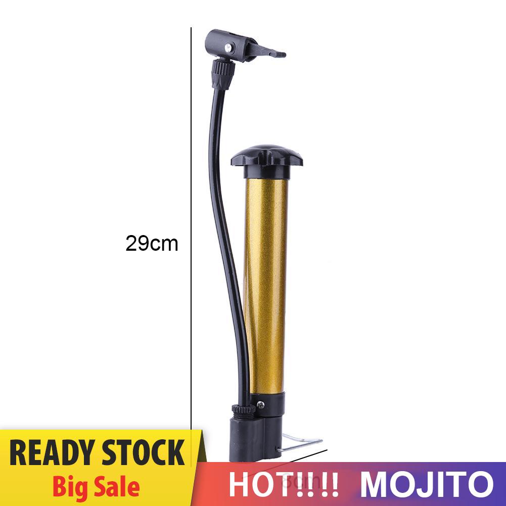 MOJITO Bicycle Bike Pump Mini Cycling Hand Air Pump Football Tire Inflator Tool