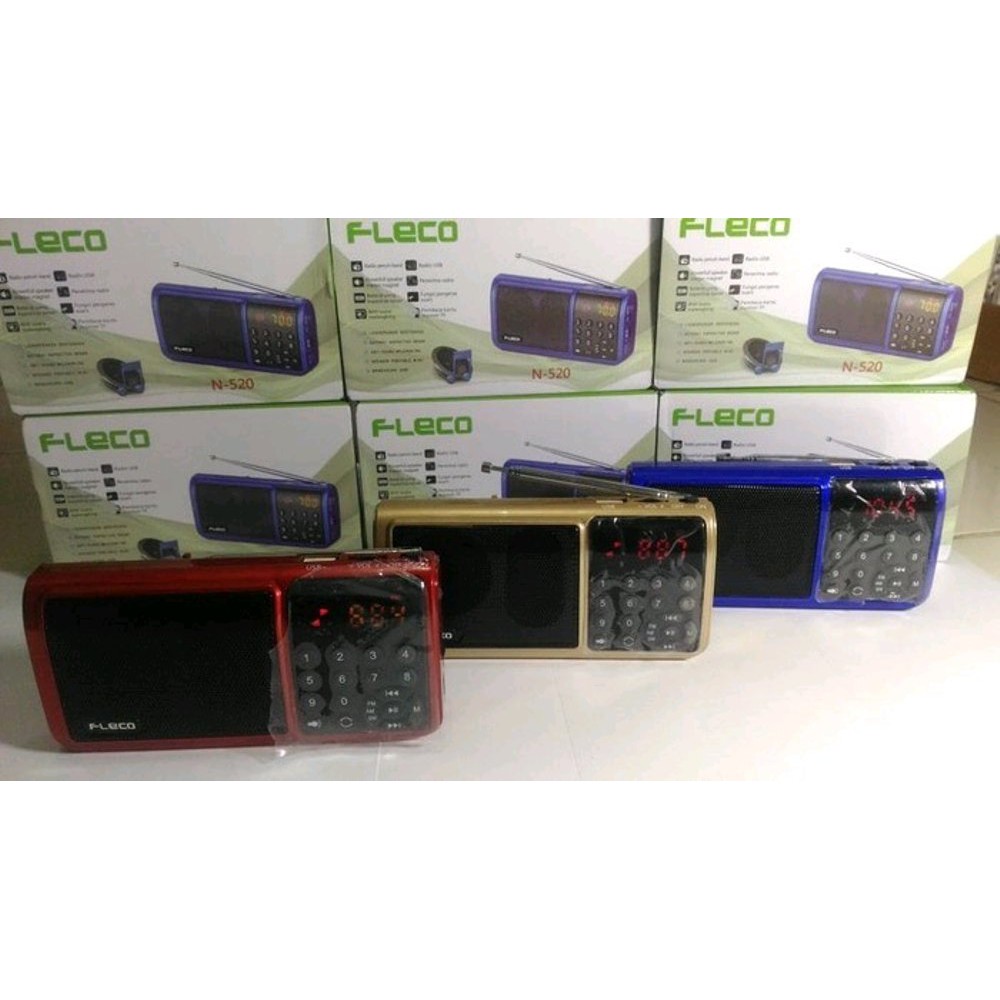 mini sound fleco N 520 mp3 radio Berkualitas