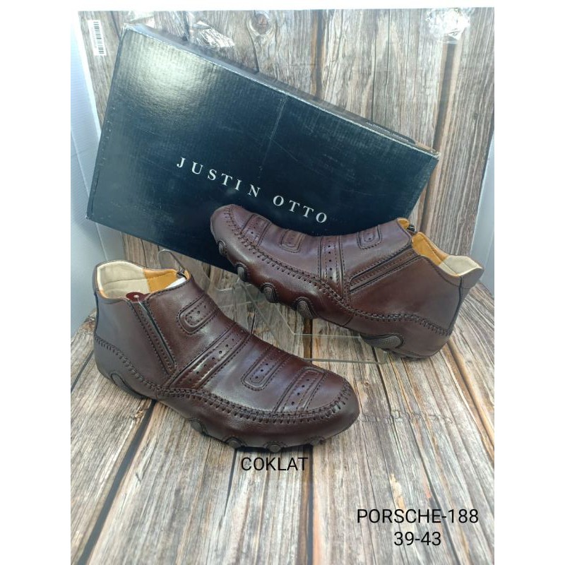 SEPATU PRIA KULIT ASLI JUSTIN OTTO PORSCHE 188