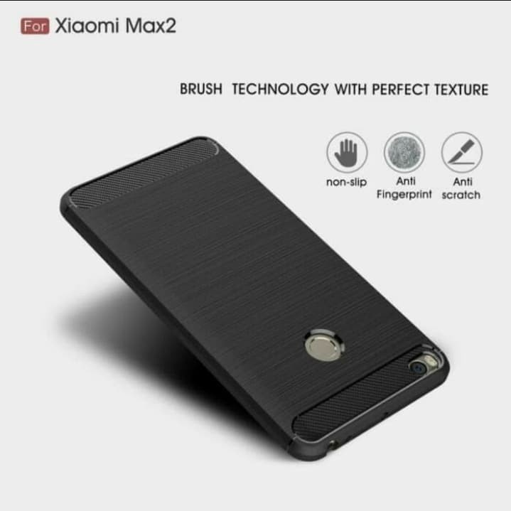 CASE SLIM FIT CARBON IPAKY XIAOMI MI MAX 2 SOFTCASE - FA