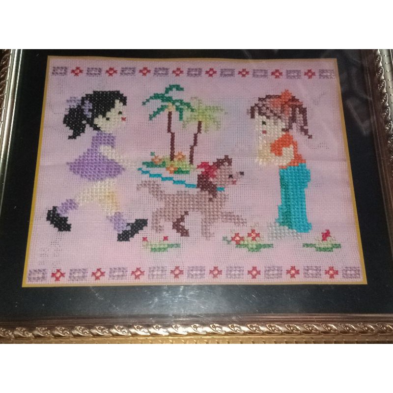 Hiasan Dinding Dari Bahan Strimin Sulaman Strimin Shopee Indonesia