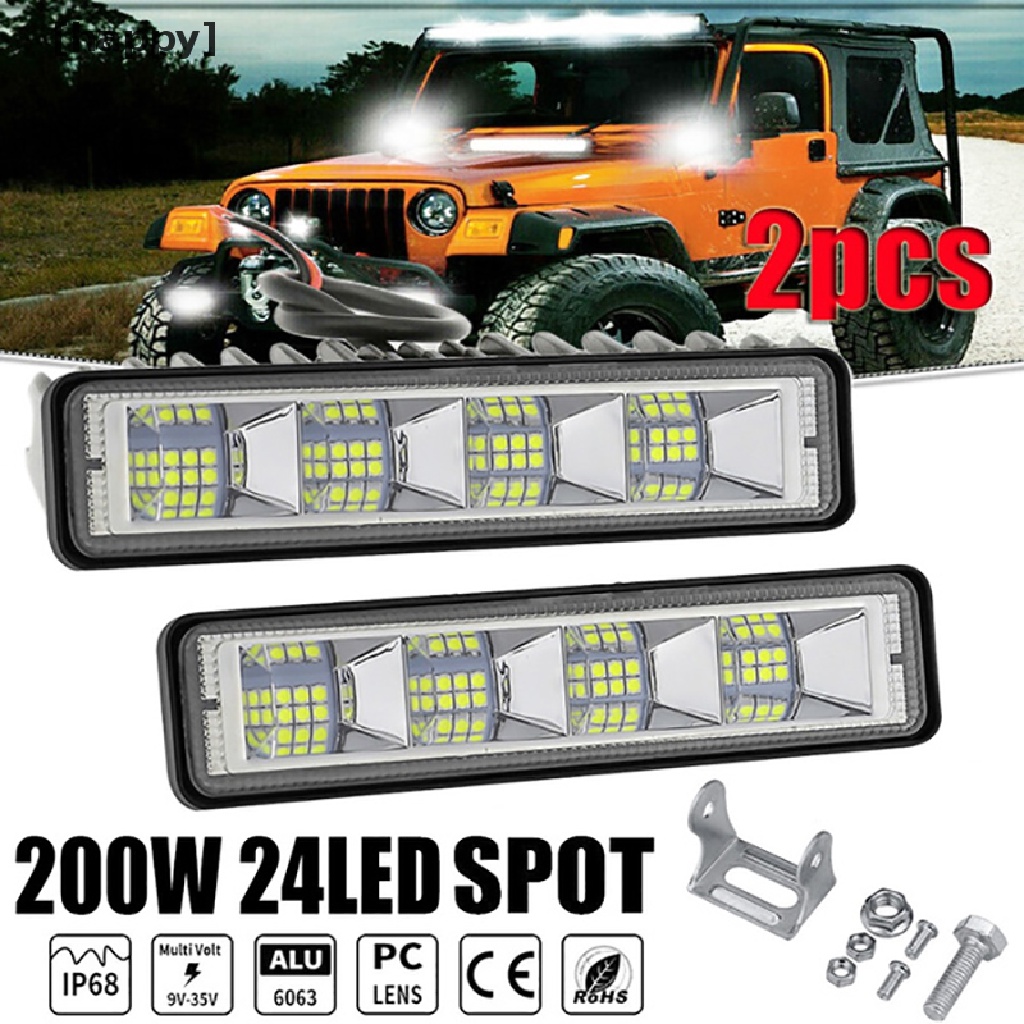 Ha 2pcs Lampu Led Kerja 6smd Untuk Mobil Suv Offroad