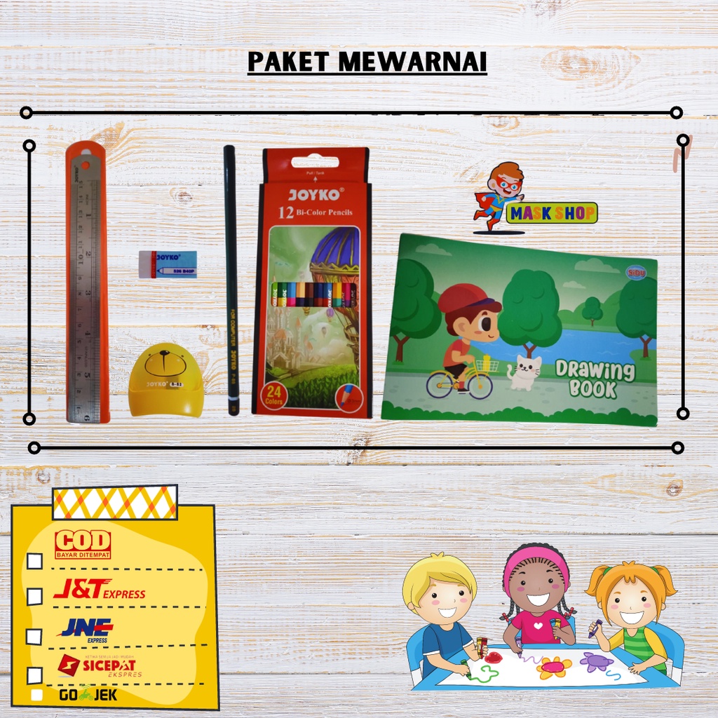 

PAKET MEWARNAI