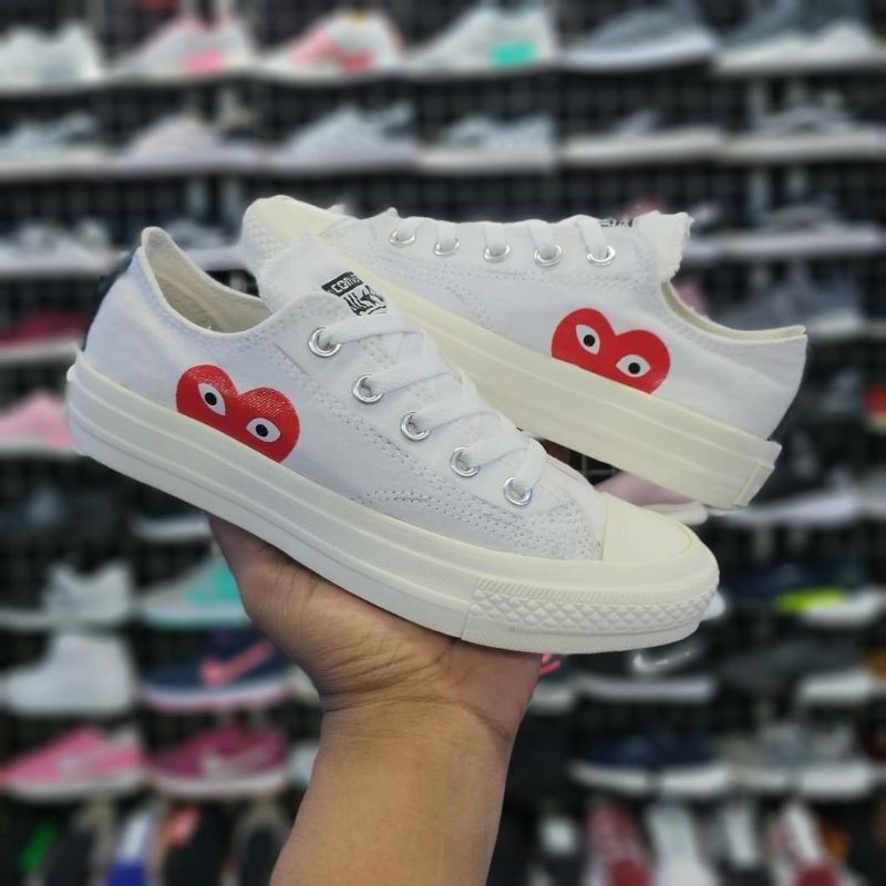 converse play low white