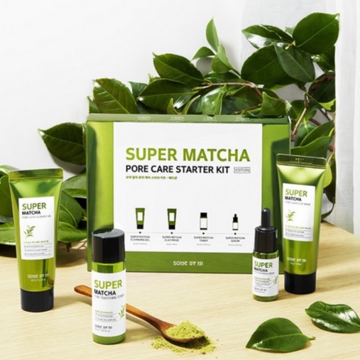 ★ BB ★  [BPOM] SOMEBYMI Super Matcha Pore Care Starter Kit - SOME BY MI