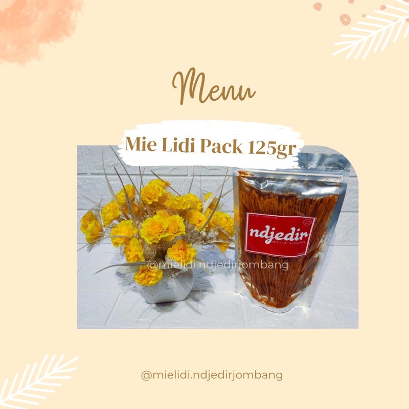 

Mie Lidi Pack 125gr || Camilan pedas || ❤️ Ndjedir ❤️