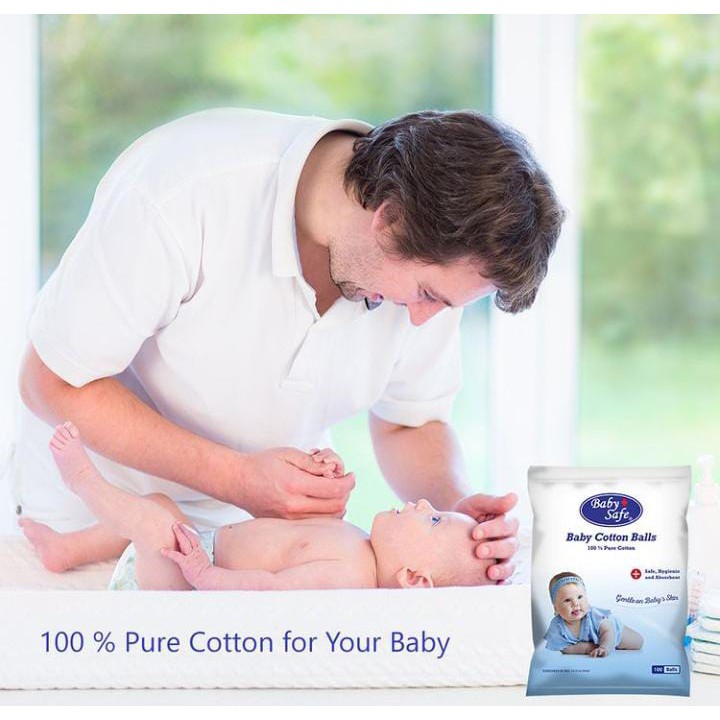 Baby Safe - Cotton Balls / Kapas Bulat