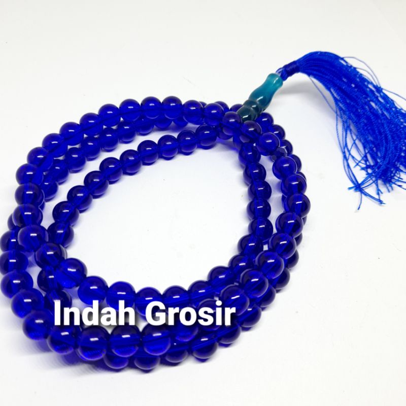 Tasbih Batu King Safir Kristal 8mm 99butir