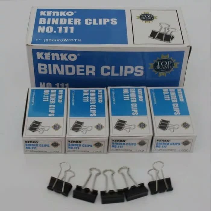 

(PAK) BINDER CLIPS KENKO NO.111