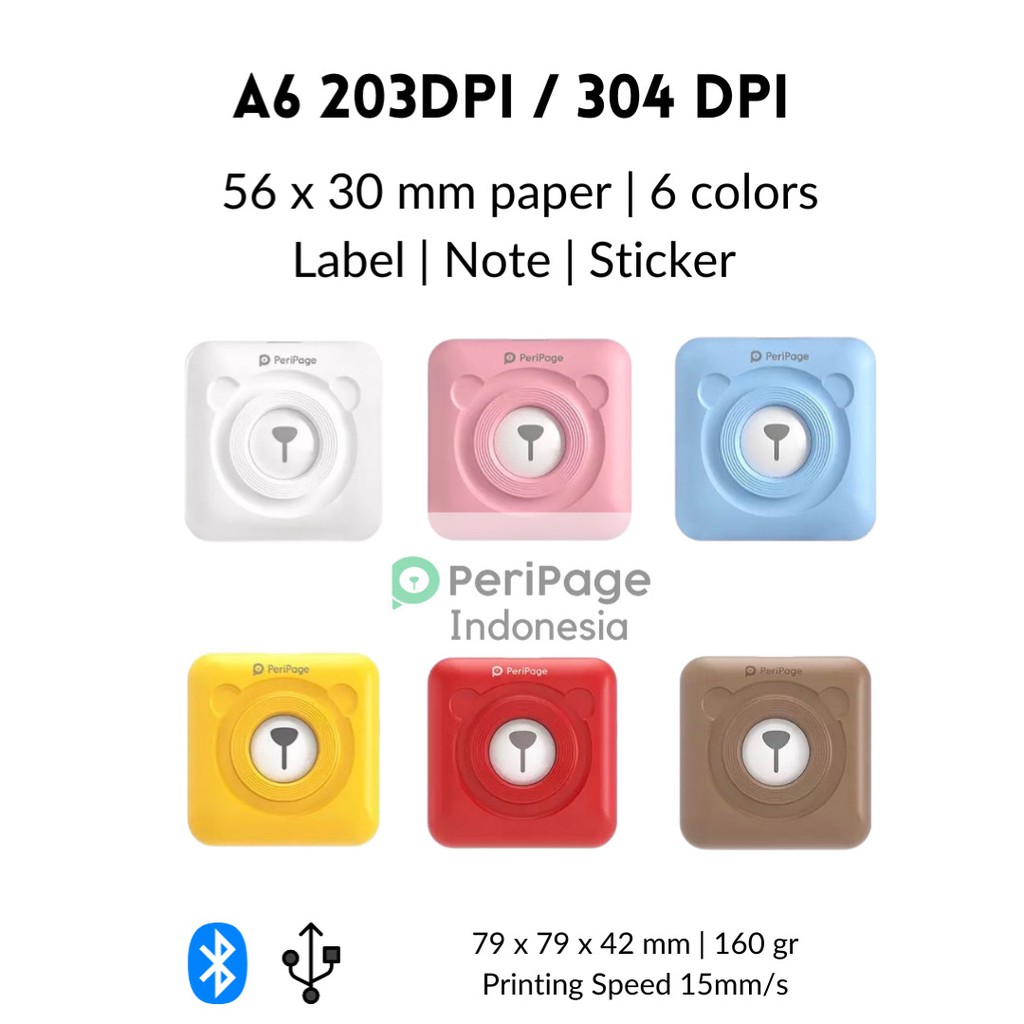 peripage printer A6 203