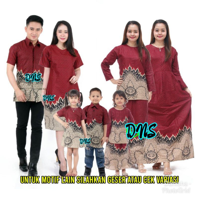 DNS KELUARGA SET BATIK MURAH